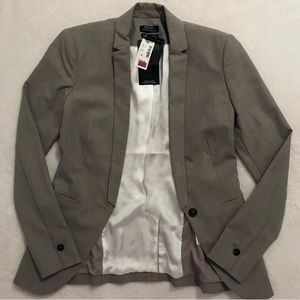 NWT RW&CO Fitted Grey Blazer